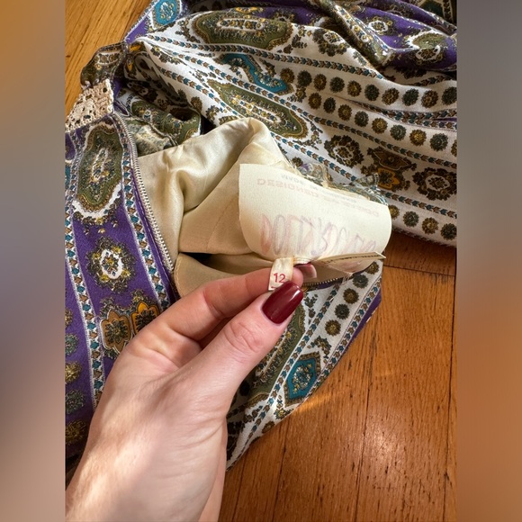 70s Vintage Dollyrockers Victorian Revival Maxi Dress - Picture 4 of 9